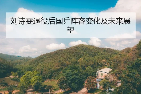 刘诗雯退役后国乒阵容变化及未来展望